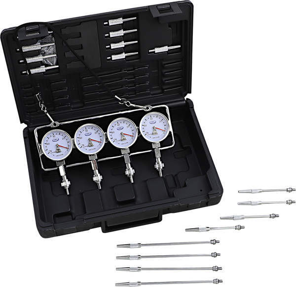 Vacuum Gauges Black, Silver, Chrome, 3, nordicamoto.ro