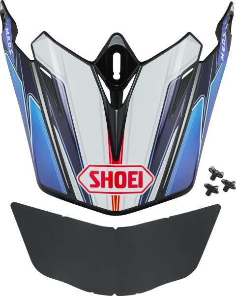 SHOEI VFW06/VFWR sisak – szürke / piros / fekete, 19, nordicamoto.ro