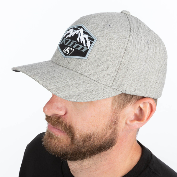 Sapca Klim Glacier Gray Heather - Black, 7, nordicamoto.ro