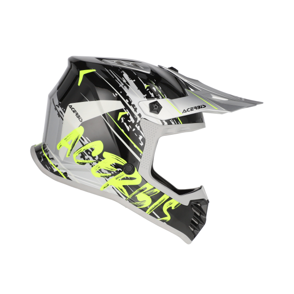 Acerbis Profile gyermek sisak, fekete/fluoreszkáló sárga, M/52, 9, nordicamoto.ro