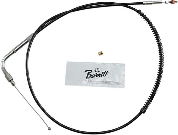 Black Vinyl Throttle/idle Cable Black +152 mm (6''), 1, nordicamoto.ro