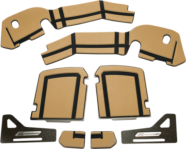 Saddlebag Shelf Set Brown, 2, nordicamoto.ro