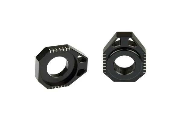 Axle Blocks Black, Anodized, 1, nordicamoto.ro