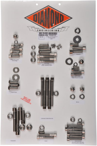 Bolt Kit Trnsfrm Tour 17+ Silver, 1, nordicamoto.ro