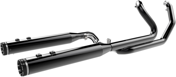 2:2 Dominator Exhaust System Black, 5, nordicamoto.ro