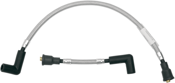 Braided Spark Plug Wire Stainless Steel, 1, nordicamoto.ro