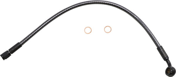 Karbonfibr Upper Brake Line Silver, Carbon Fiber, Karbonfibr, 1, nordicamoto.ro