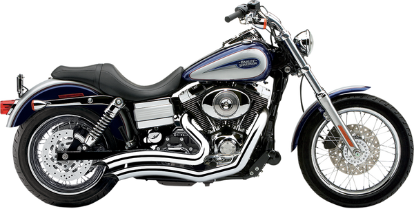 Speedster Swept Short Exhaust System Chrome, 1, nordicamoto.ro