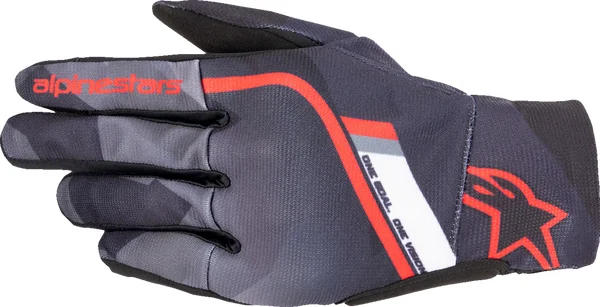 Manusi Alpinestars Reef Black/Camo/Red 2X, 2, nordicamoto.ro
