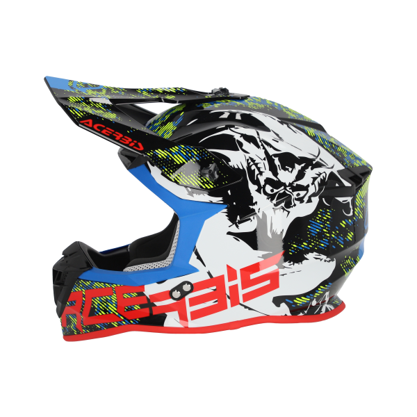Casca Acerbis Linear 22-06 Alb/Negru S, 3, nordicamoto.ro