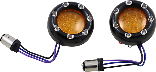 Led (r)fire Ring(r) Kit For Factory (r)deuce Style(r) Turn Signal Housing White, 2, nordicamoto.ro