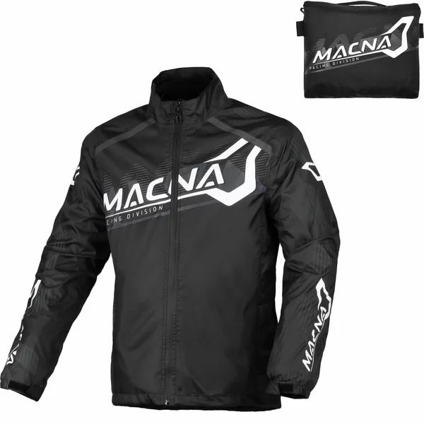 MACNA RAINOSSI M esőkabát, fekete/fehér, 6, nordicamoto.ro