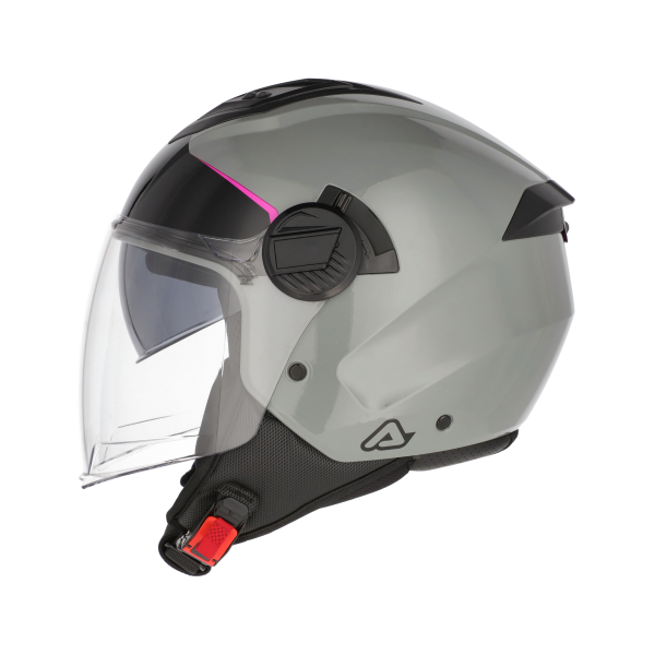 Acerbis Levante Jet sisak, szürke/rózsaszín, S-es méret, 9, nordicamoto.ro