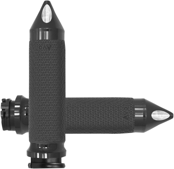 Vibration Dampening Memory Foam Grips Black, 1, nordicamoto.ro