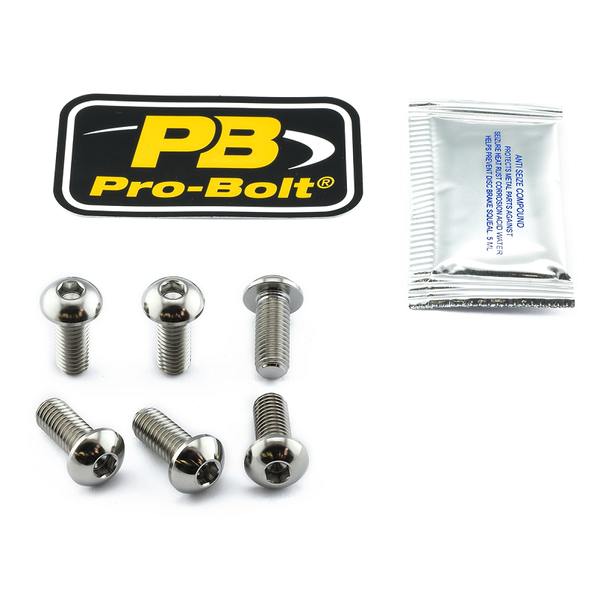 Brake Rotor Mounting Bolt Kit Silver, Unfinished, 1, nordicamoto.ro