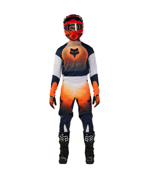 Pantaloni Moto Fox 360 Revise Navy/Portocaliu 32, 2, nordicamoto.ro