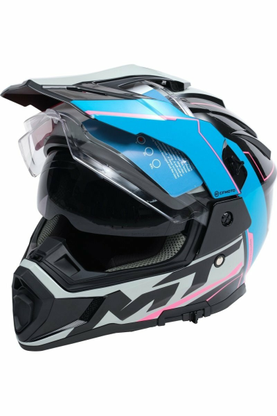 CFMOTO ATV-sisak, fekete/kék, 8, nordicamoto.ro