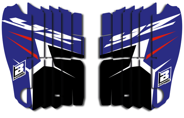 Rad Louver Decals Black, Purple, White, 1, nordicamoto.ro