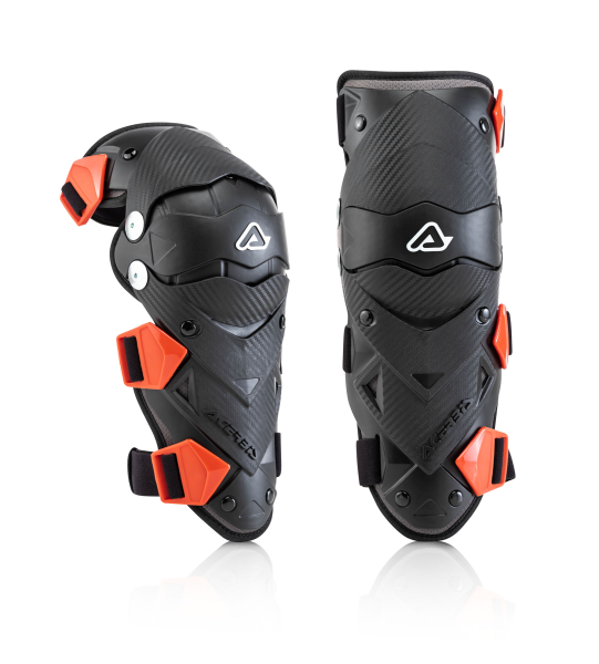 Acerbis EVO fekete/piros térdvédők gyerekeknek, 1, nordicamoto.ro