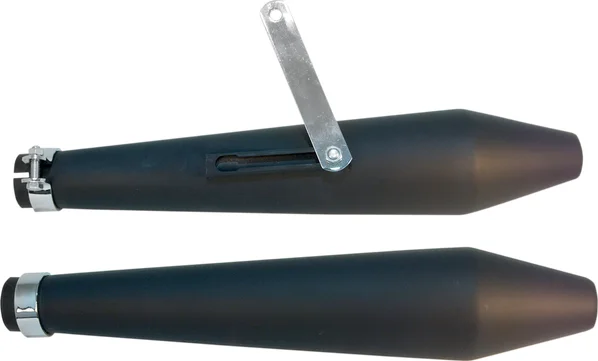 Cafe Muffler matt fekete, 1, nordicamoto.ro