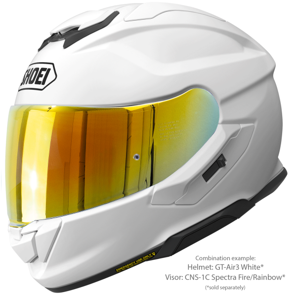 SHOEI GT-AIR3 teljes arcú sisak, Bianco, M, 5, nordicamoto.ro