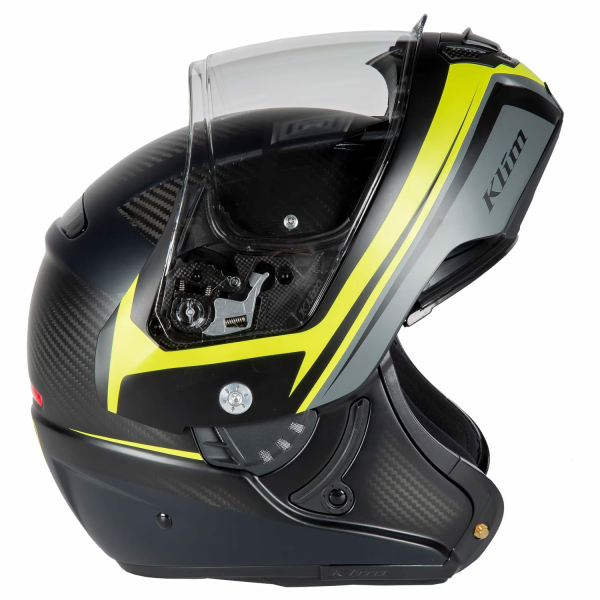 Cască Modulară Klim TK1200 Karbon ECE/DOT Gloss White, 39, nordicamoto.ro