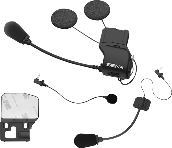 Headset-intercom Mount-clamp Kit Black, 1, nordicamoto.ro