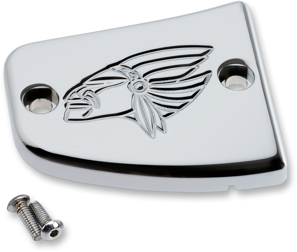 Front Brake Master Cylinder Cover For Indian Scout Silver, 1, nordicamoto.ro