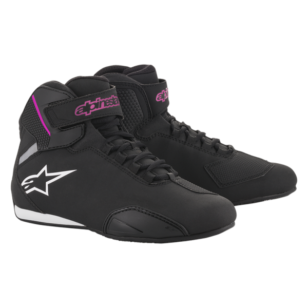 Alpinestars Stella Sektor női csizma, fekete/rózsaszín, 9,5-es méret, 7, nordicamoto.ro