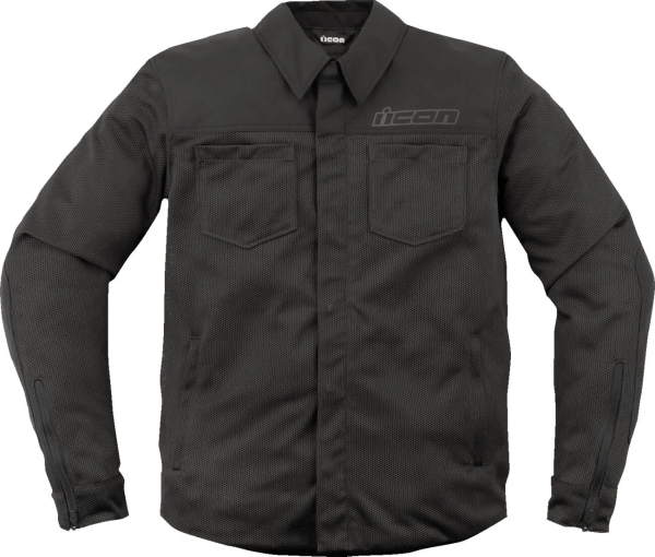 Geaca Icon Upstate Mesh Ce Black M, 1, nordicamoto.ro