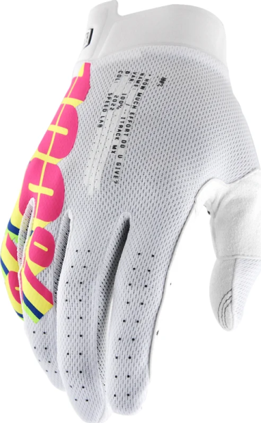 Manusi 100% Itrack White L, 1, nordicamoto.ro