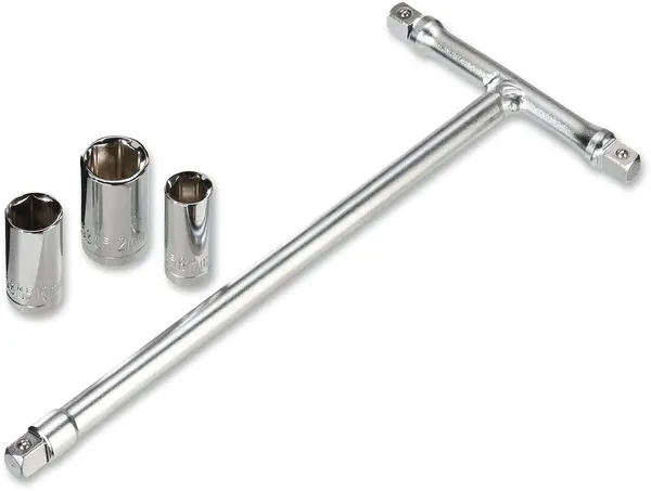 MOOSE RACING T-handle Driver Socket Set Silver, 1, nordicamoto.ro