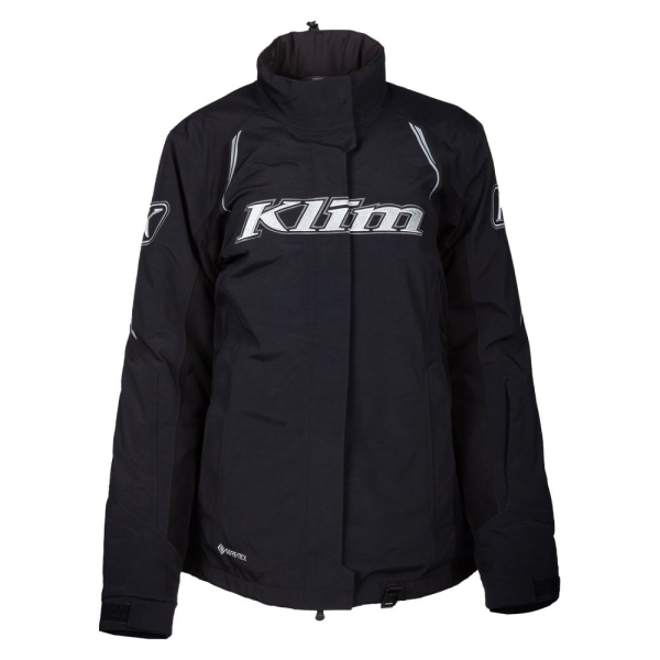 Klim Strata Insulated női motoros kabát, fekete – metál ezüst, 14, nordicamoto.ro