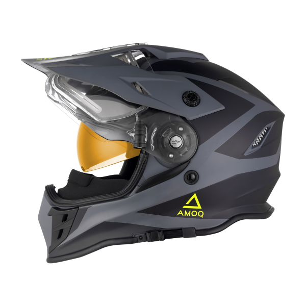 AMOQ Adaptor Helmet Electric Visor Black/Grey/HiVis XS, 3, nordicamoto.ro