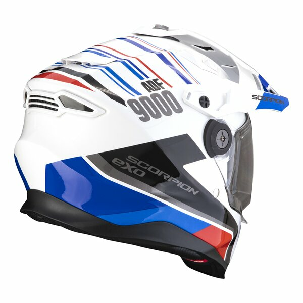 SCORPION ADF-9000 AIR DESERT enduro/adventure sisak, fehér/kék/piros, XXL, 3, nordicamoto.ro