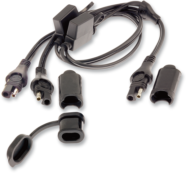 Y-splitter Black, 1, nordicamoto.ro
