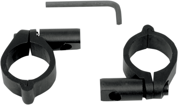 Replacement Round Windshield Handlebar Clamp Kit Black, 1, nordicamoto.ro