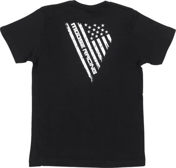 MOOSE RACING Youth Salute T-shirt Black  M, 2, nordicamoto.ro