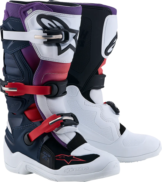 Alpinestars Tech 7S gyermekporvédő, fehér/kék, 40,5-es méret, 1, nordicamoto.ro