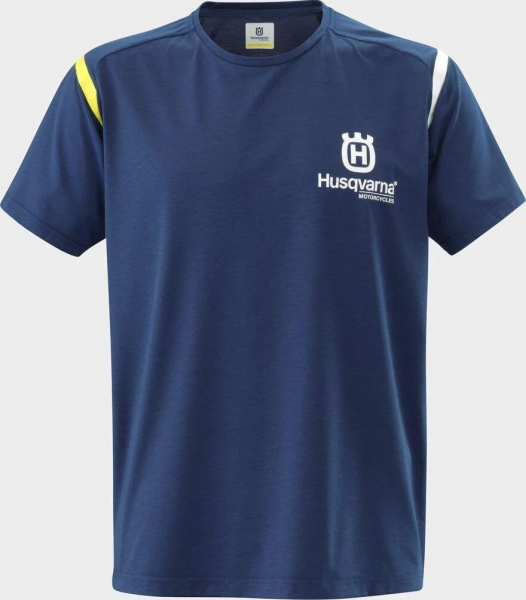 Husqvarna Team Blue póló, XXL, 2, nordicamoto.ro