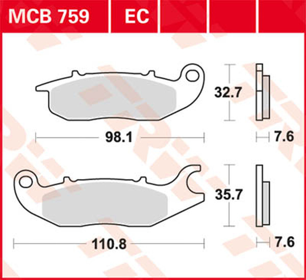Ec sorozatú kerámia fékbetétek, 1, nordicamoto.ro