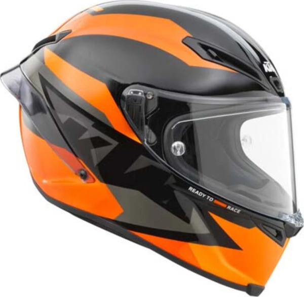 KTM CORSA R sisak – szürke/narancssárga/fekete – S méret/55–56, 3, nordicamoto.ro