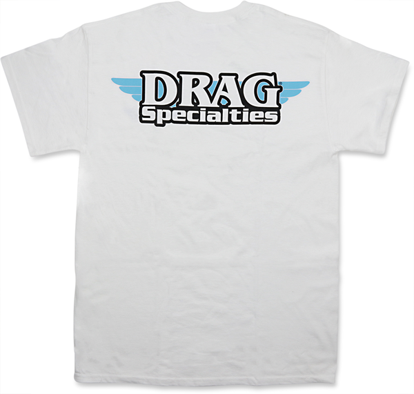 Drag Specialties T-shirt White 2XL, 2, nordicamoto.ro