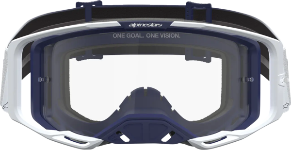 Alpinestars Vision 8 sárga-fehér/kék/átlátszó lencsés síszemüveg, 4, nordicamoto.ro