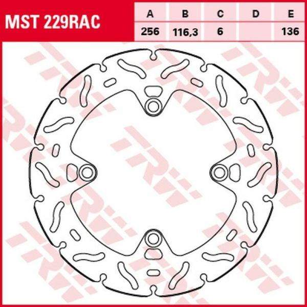 Disc frana spate TRW HONDA CRF 1000 / 1100L AFRICA TWIN '15 -, 1, nordicamoto.ro