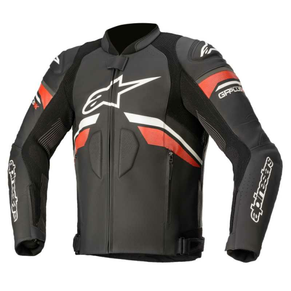 Alpinestars GP Plus R V3 Rideknit bőrdzseki, fekete/fehér/piros, 56-os méret, 1, nordicamoto.ro