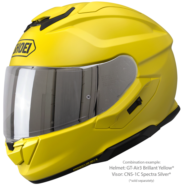 SHOEI GT-AIR3 teljes arcú sisak, Giallo Brillante S, 5, nordicamoto.ro