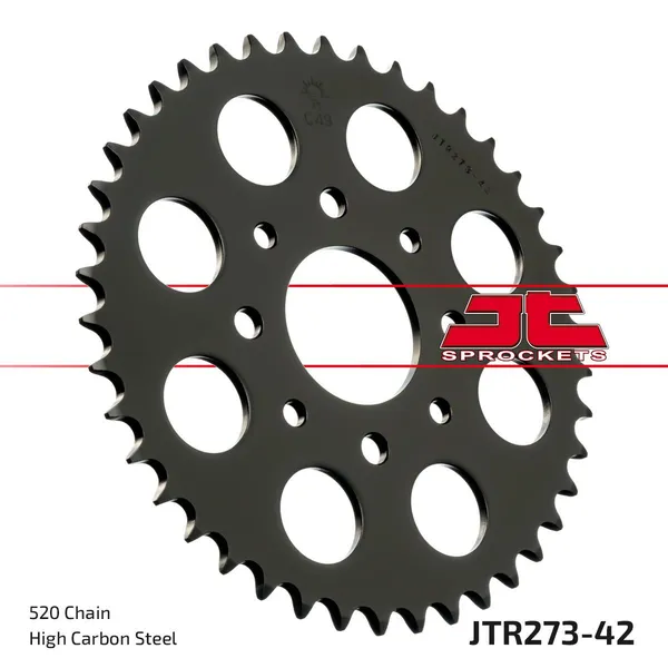 JT SPROCKETS hátsó lánckerék, természetes színű, 1, nordicamoto.ro