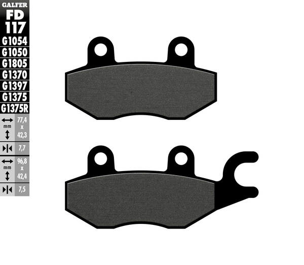 Brake Pad Orcanic, 2, nordicamoto.ro