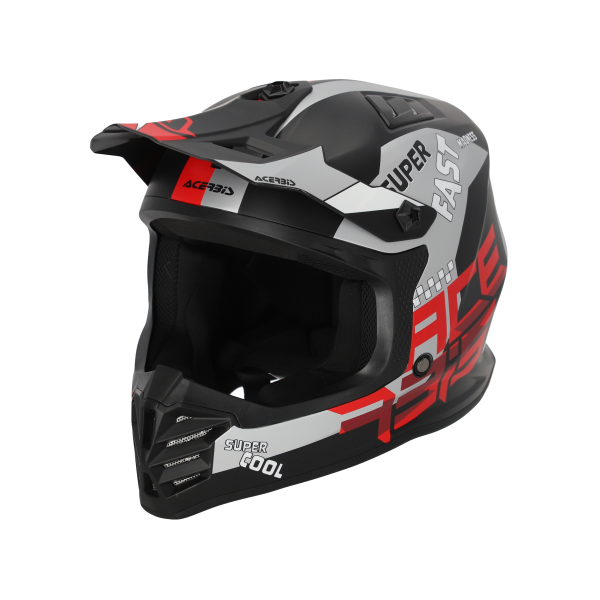 Acerbis Profile gyermek sisak, fekete/piros, T54, 1, nordicamoto.ro